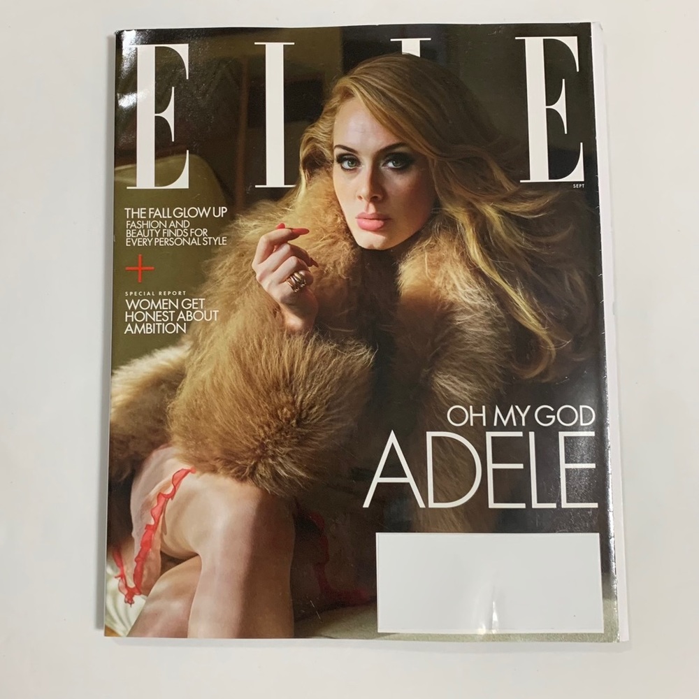 Elle Adele Oh My God Issue September 2022 Magazine (200) Page Plus
